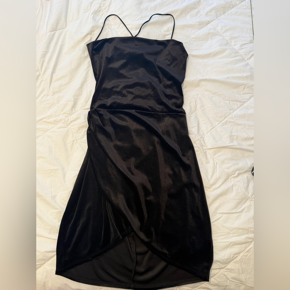 Lucy in the Sky Strapless Black Dress
